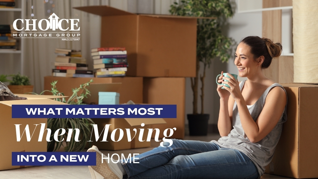 First steps after moving into a new home